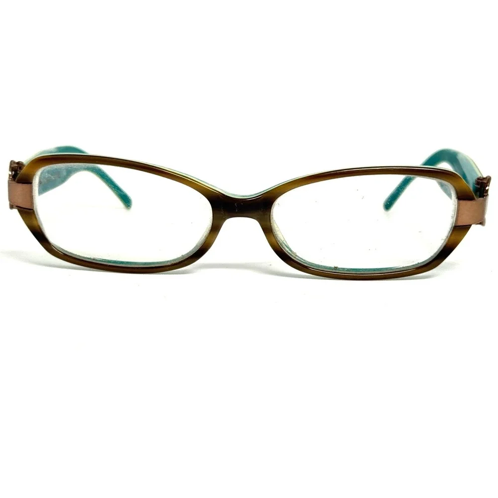 Kate Spade Susanna 0JUR Eyeglasses Frames Brown Teal Rectangular‎ Women 125 0JUR